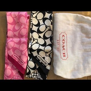 Authentic COACH scarves